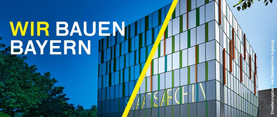 Erweiterungsbau des Staatsarchivs Augsburg - © Bayerisches Staatsministerium für Wohnen, Bau und Verkehr